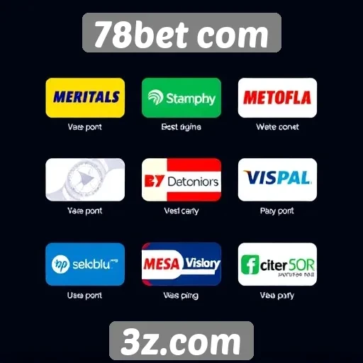 Métodos de pagamento disponíveis no 78bet com